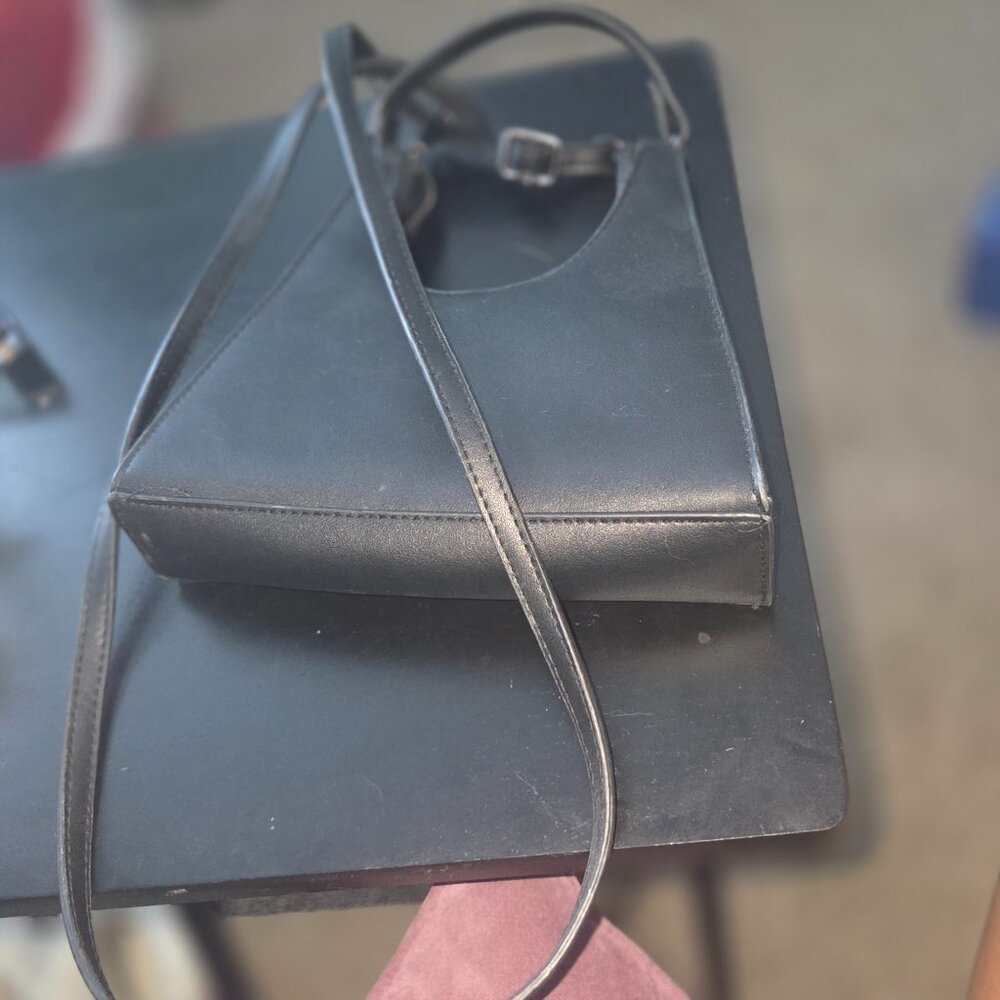 Structured Rectangular Mini Shoulder Bag - image 1